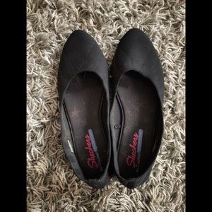 Skechers black flats size 8.5